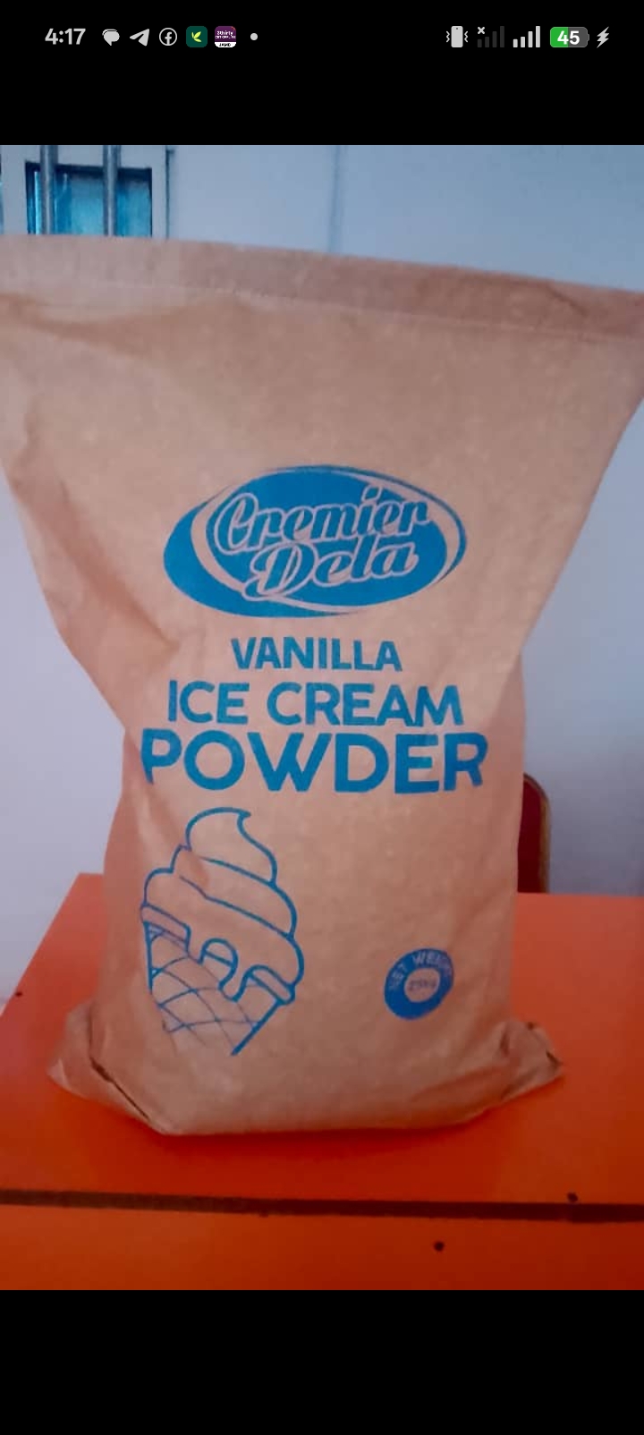 Cremier Dela Vanilla Ice Cream Powder